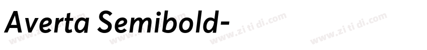 Averta Semibold字体转换 Averta Semibold字体转换